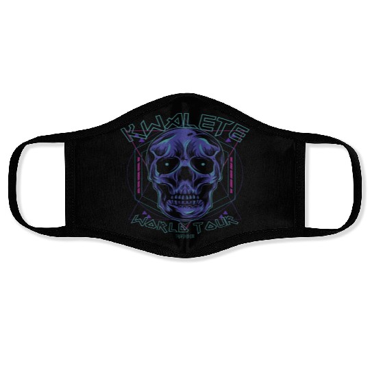 Kwalete World Tour Diamond Skull Face Masks