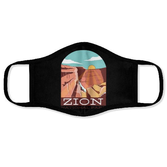 Zion National Park Zion National Park gift inspira Face Masks