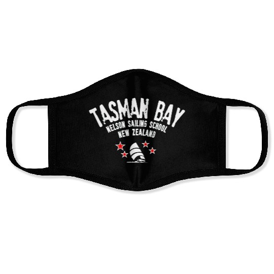 Tasman Bay Nelson sailing school Face Masks