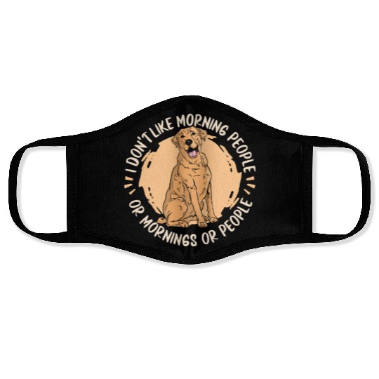 Labrador Breed Dog Lover Face Masks