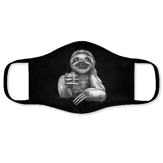 Funny Sloth Face Masks