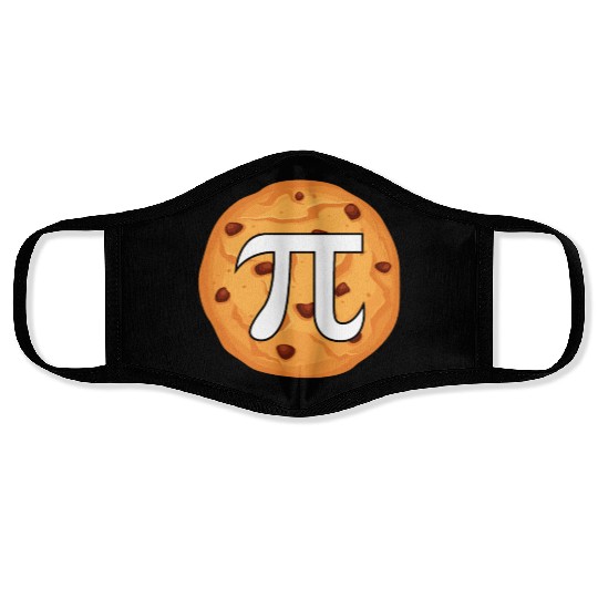 Math Pie Cookie Face Masks