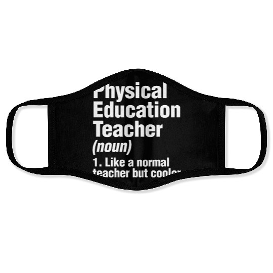 Physical Education Teacher Cooler PE Gym Coach Face Masks