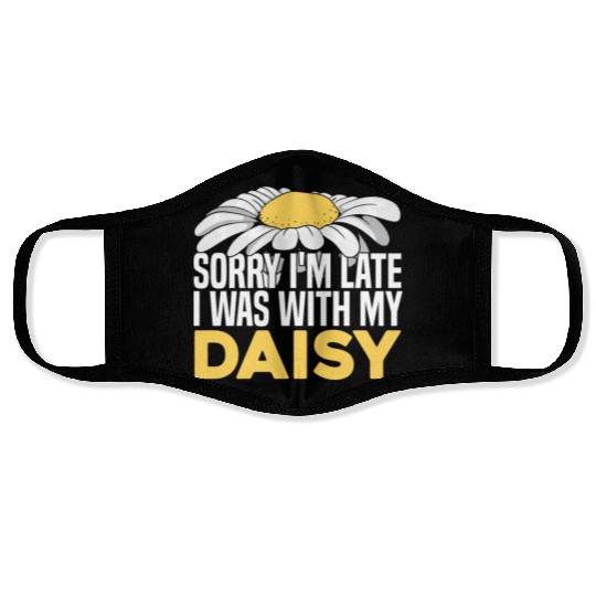Daisy Garden Gardening Gardener Face Masks