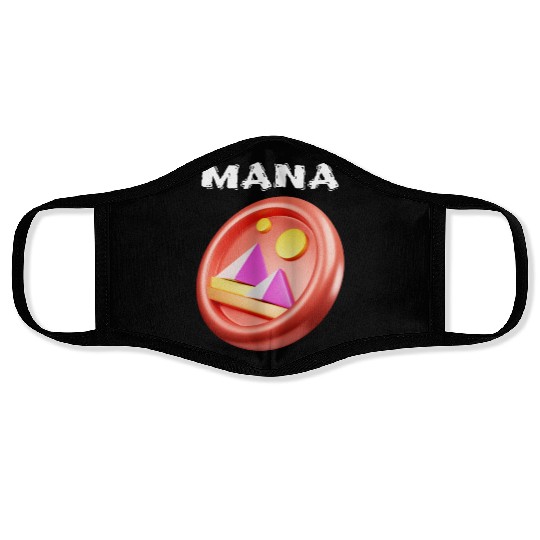 3d decentraland or MANA Face Masks