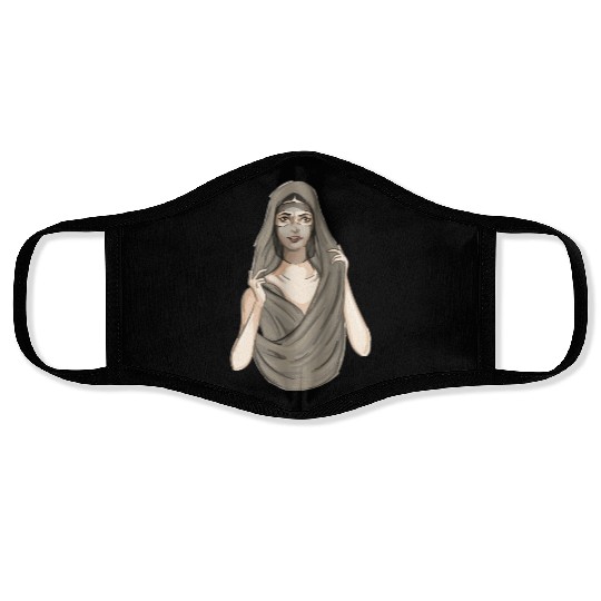 Arabic Woman Hijab Belly Dance Arabic Woman Hijab Face Masks