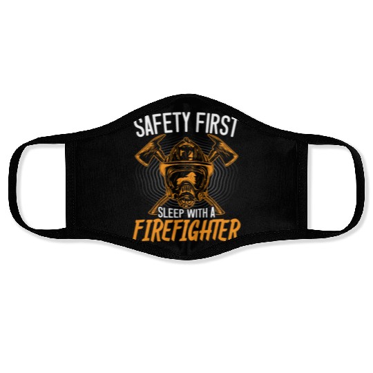 Safety First Sleep With A Firefighter Fireman Face Masks