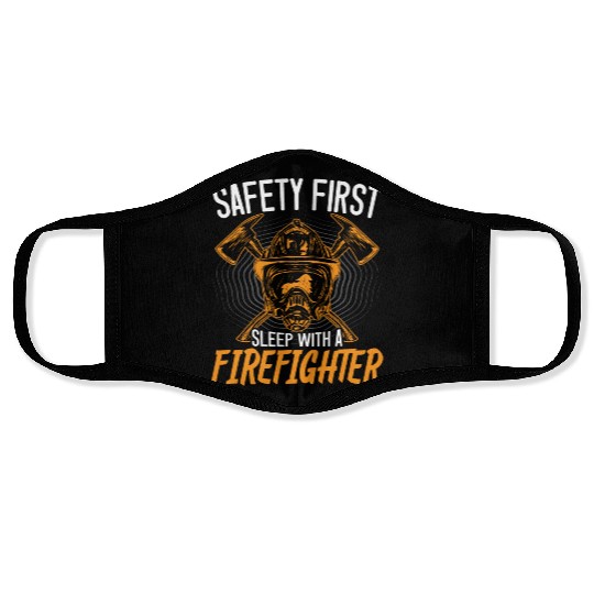Safety First Sleep With A Firefighter Fireman Face Masks