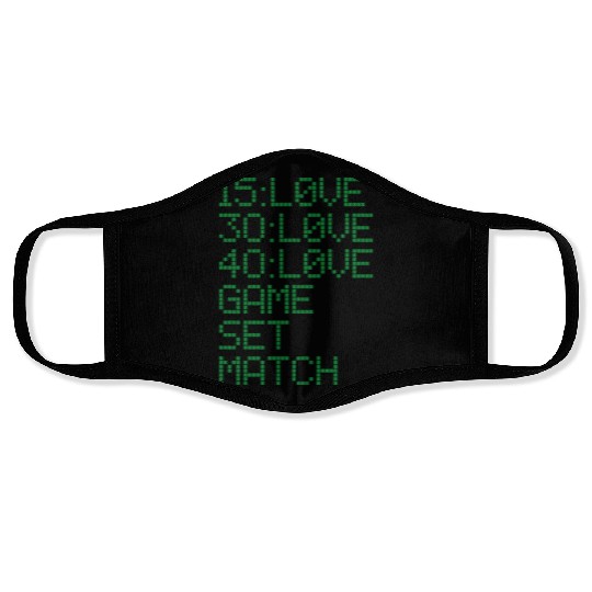 TENNIS Tennis match Face Masks