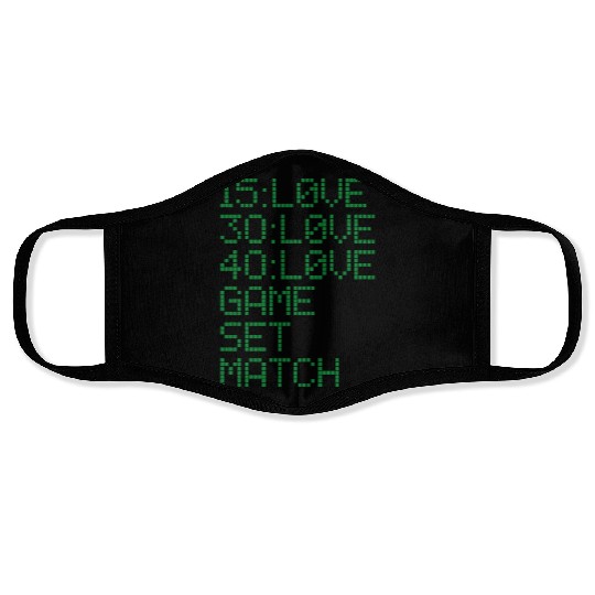 TENNIS Tennis match Face Masks