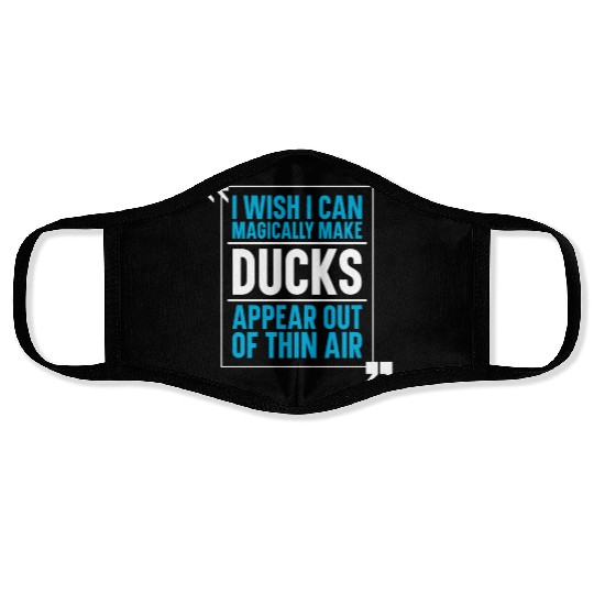 Duck Breeder Goose Farmer Face Masks