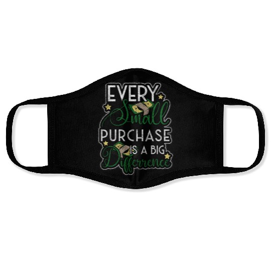 Self-Employed Work Money Business Face Masks