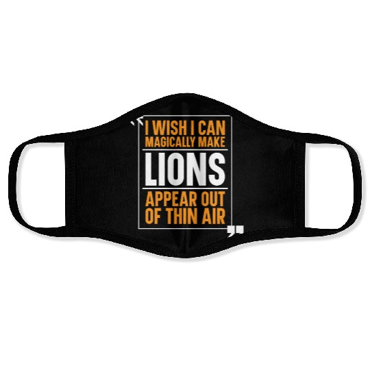 Lion Face Masks
