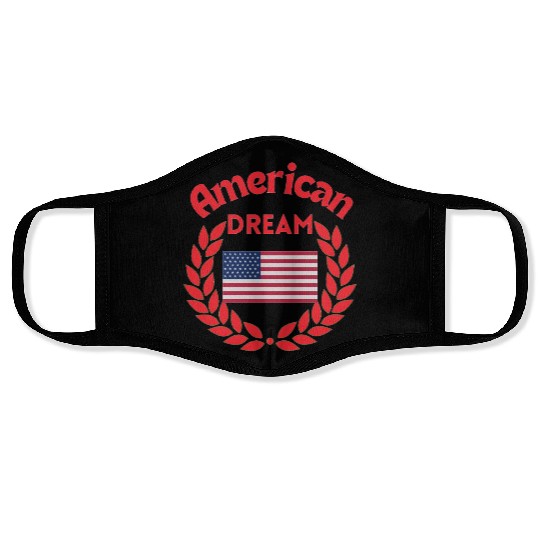American Dream usa flag Original Face Masks