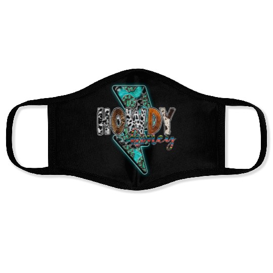 Howdy Hooney Face Masks