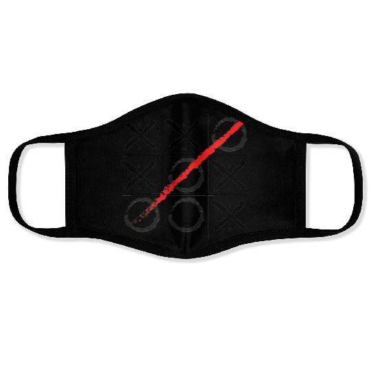 tic tac toe Face Masks