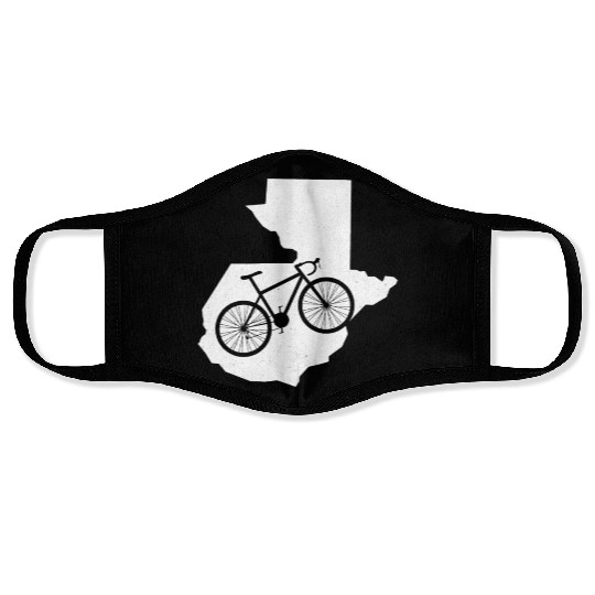 Cute Guatemala Bike Cycling Lover Gift Face Masks