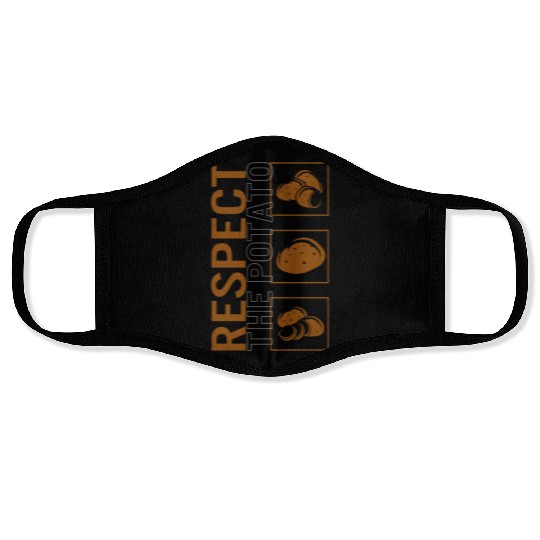 Potato Vegetable Face Masks, Respect The Potato Face Masks,