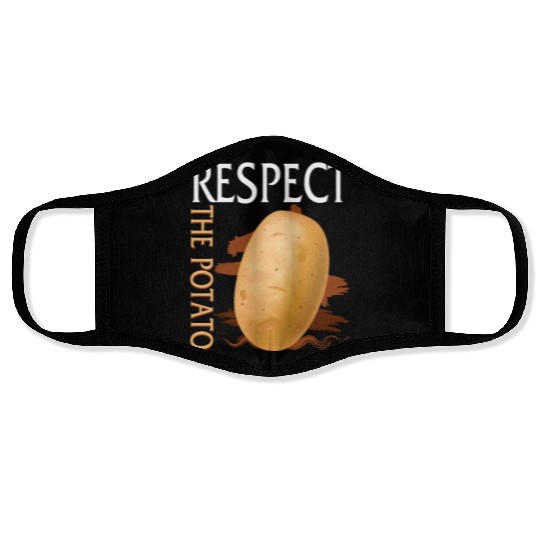 Potato Vegetable Face Masks, Respect The Potato Face Masks,