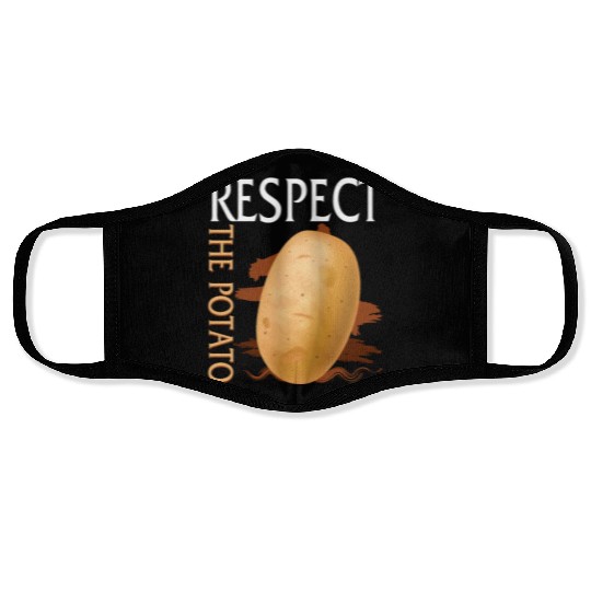 Potato Vegetable Face Masks, Respect The Potato Face Masks,