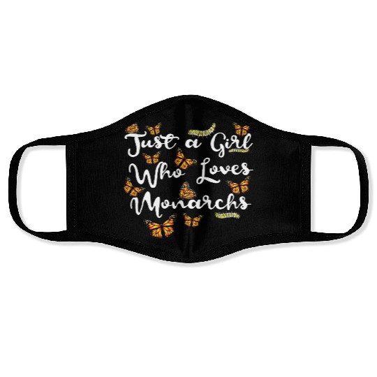 Monarch Butterfly Lover Caterpillar Butterflies Face Masks