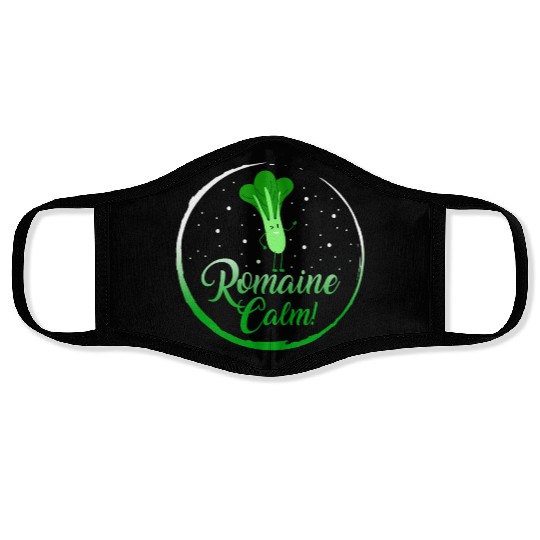 Lettuce Vegetable Face Masks, Romaine Calm Face Masks,