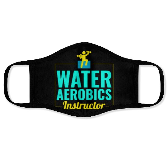 Water Aerobics Instructor Aquatic fitness Trainer Face Masks