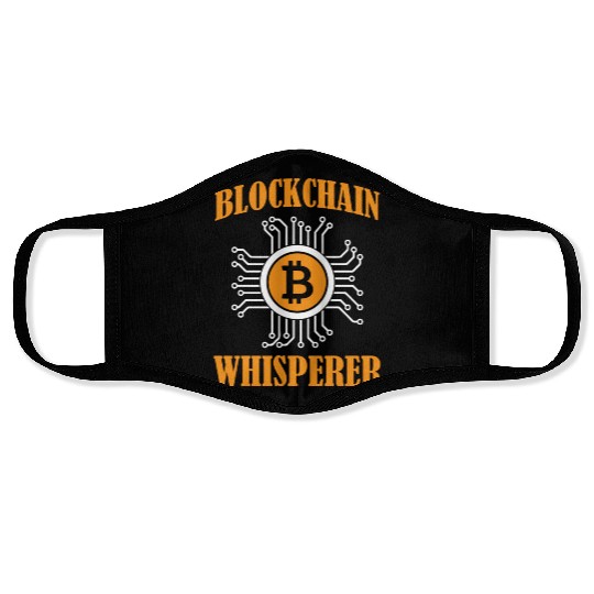 Blockchain Whisperer Bitcoin Trading Face Masks