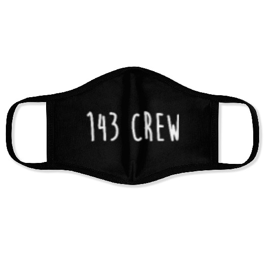 143 crew Face Masks