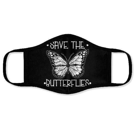 Save The Butterflies Monarch Vintage Collection Face Masks