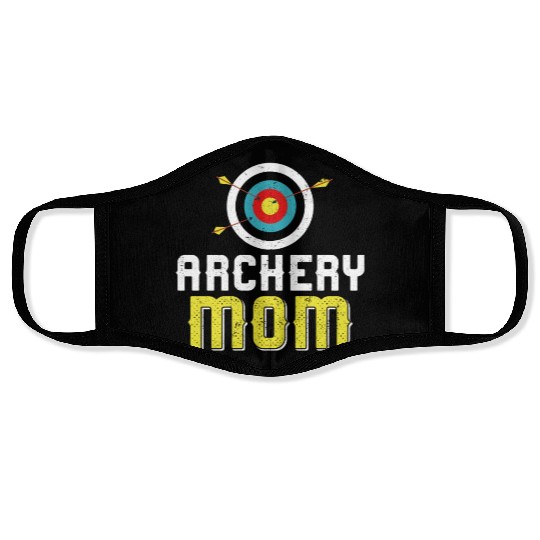 Archery Bow Archer Mom Mother Face Masks