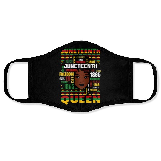 Juneteenth Black History Day Pride Gift Face Masks