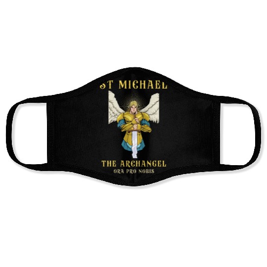 Archangel St Michael Roman Catholic Gift Face Masks