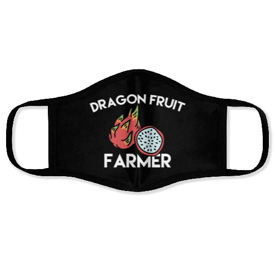 Dragon Fruit Farmer Face Masks