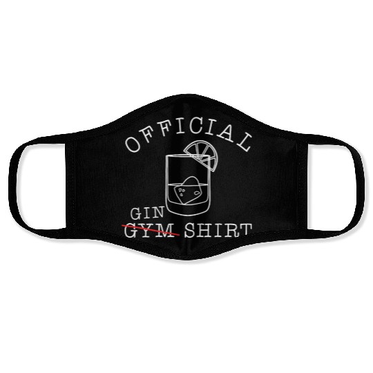 Official Gin Gym - Drinking Bachelor Party Face Masks