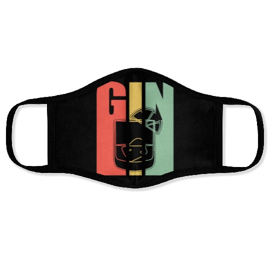 Gin Lover Gin Tonic Cocktail Face Masks