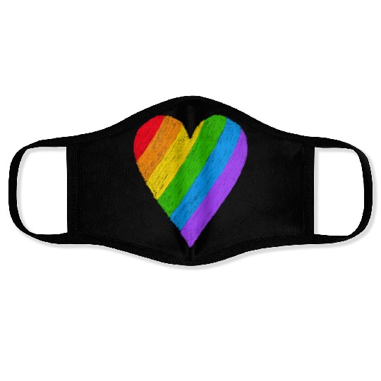 LGBT Pride be yourself Face Masks