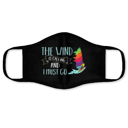 Windsurfing Board Sail Paddle Windsurfer Face Masks