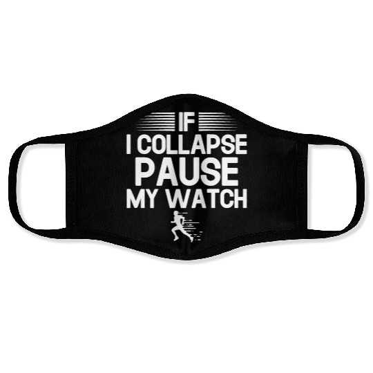 Funny Running Gift Face Masks