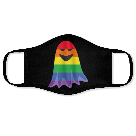 Bisper Ghost Pride Face Masks
