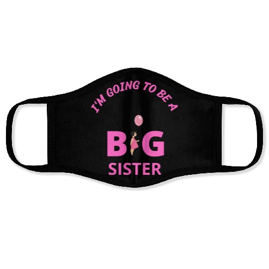 I'm going to be a big sister Face Masks