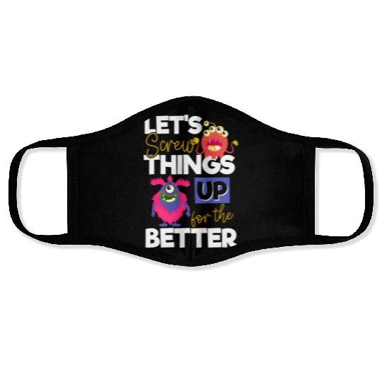 Monster Comic Little Sister Face Masks