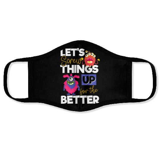 Monster Comic Little Sister Face Masks