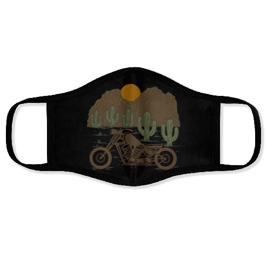 BROTHERHOOD DESERT Face Masks