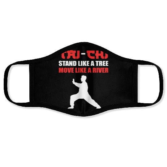 Stand Like Tree Tai Chi Master Gift Face Masks