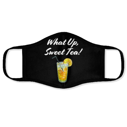 What up, Sweet Tea! White Face Masks