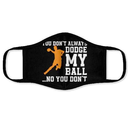 Dodgeball Player Face Masks