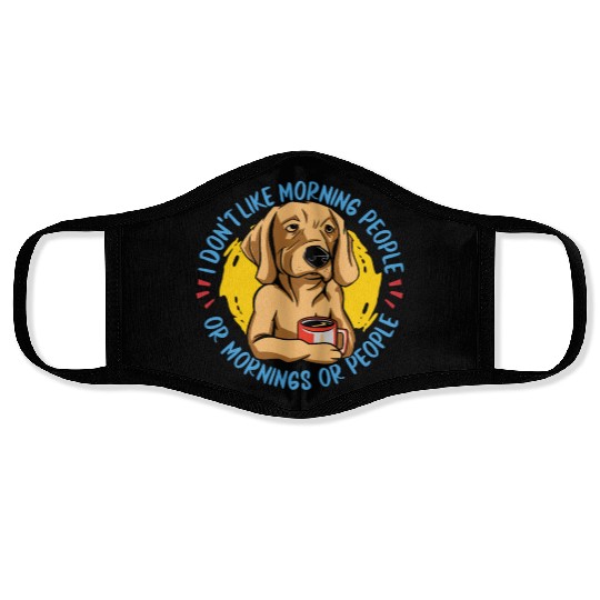 Golden Retriever Breed Dog Lover Face Masks