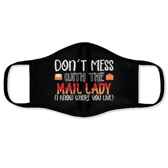 Postal Worker Mail Lady Mail Carrier Postal Face Masks