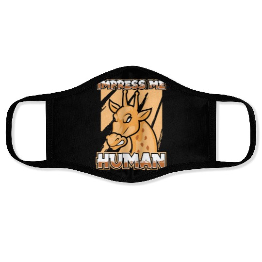 Giraffe Face Masks